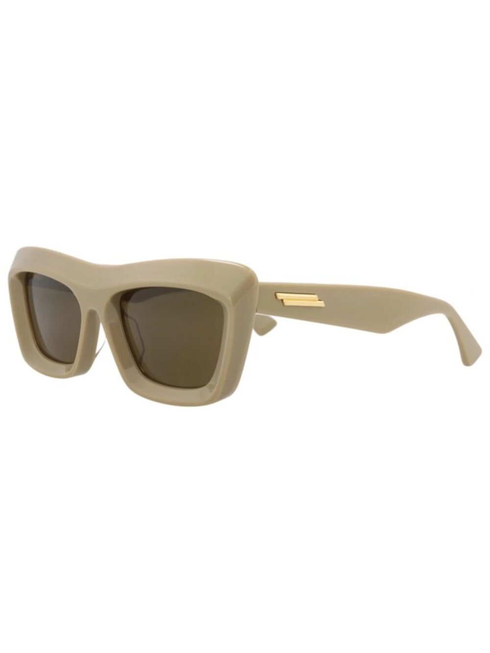 New Bottega Veneta Women's Sunglasses Square Rectangle Recycled Acetate Frame